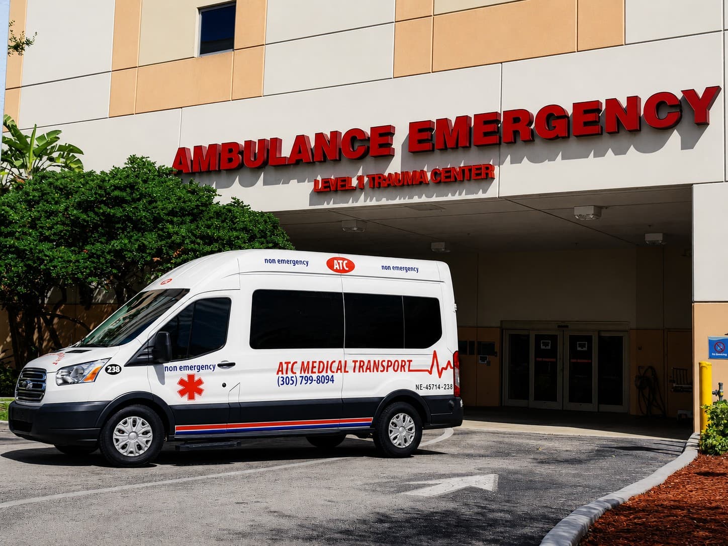 We wheelchair-accessible van
