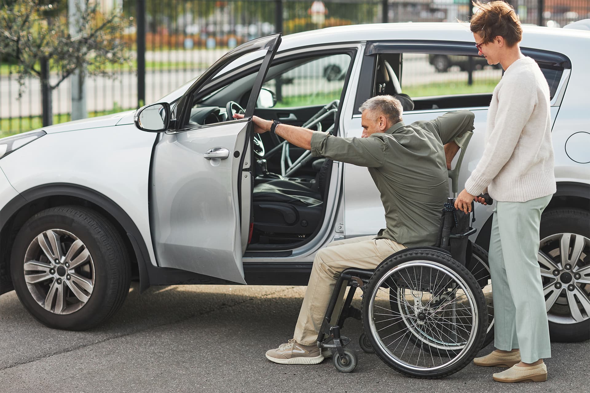 Inside We accessible van