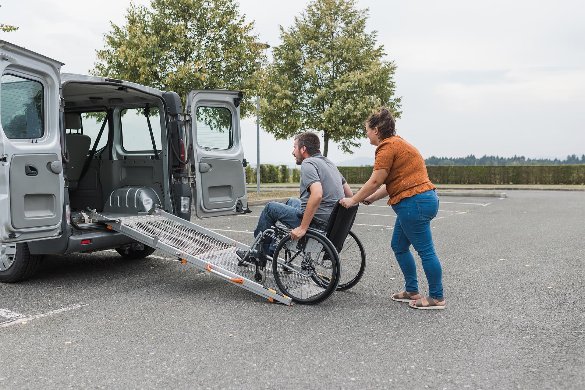 Inside We accessible van